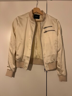Dropdead Clothing Dealmaker Jacke cremefarben UK6