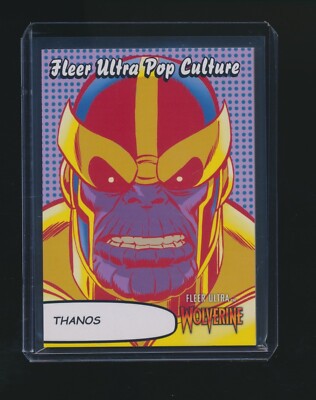 THANOS 2022 MARVEL FLEER ULTRA WOLVERINE POP CULTRUE #PC-10