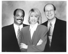 Mark McEwen Paula Zahn Harry Smith 8x10 original photo #H8551