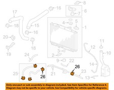 HONDA OEM 96-23 Civic Cooling Radiator Components-Hose Clamp 90635RV0003