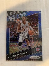 REGGIE JACKSON 2016-17 PANINI PRIZM FIRST STEP BLUE WAVE /99 DETROIT #3