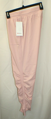 Lululemon Beyond The Studio Lined Jogger Pink Mist Sz 12 High Rise