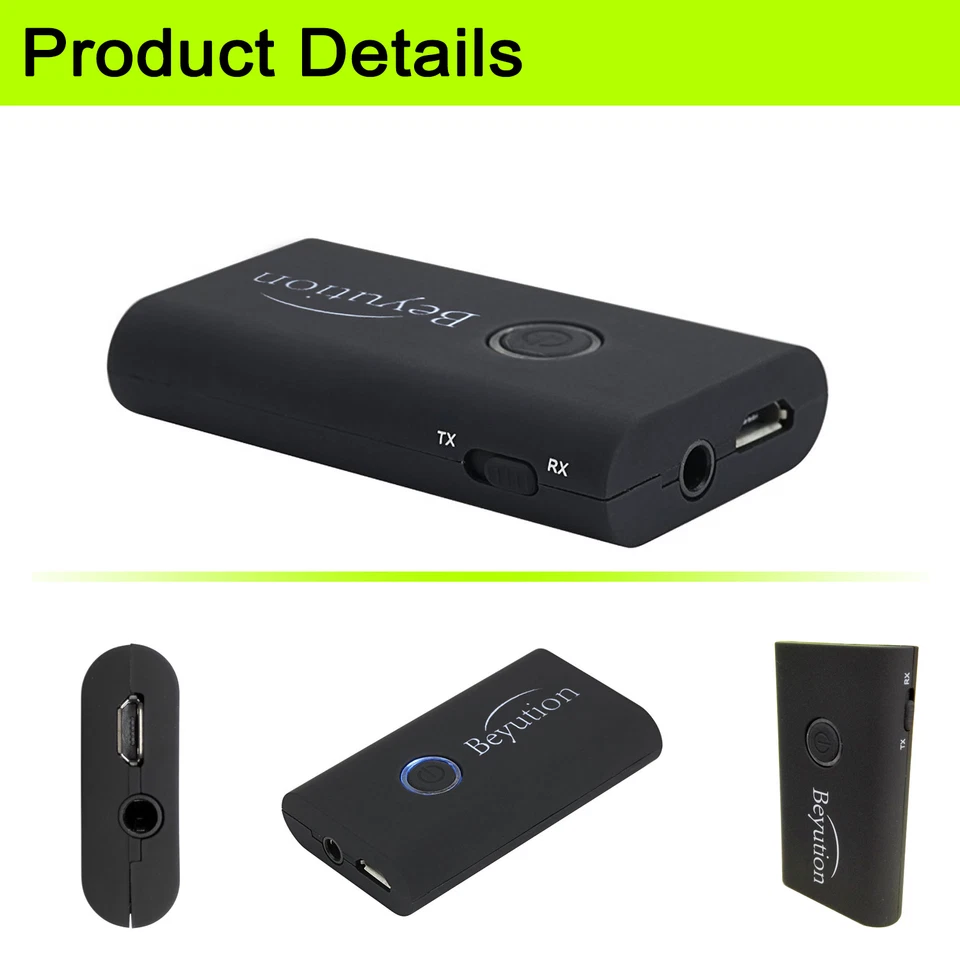 2-in-1 Wireless Bluetooth Transmitter & Receiver A2DP Stereo Audio Music Adapter - Image 2 of 4