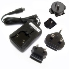Genuine BlackBerry International Micro USB Mains Charger with UK EU US AU Clips