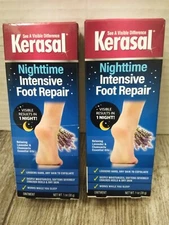 Kerasal Nighttime Intensive Foot Repair Skin Healing Ointment 1.OZ  EA (2PK)