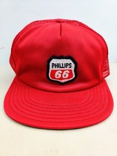 Vintage USA MADE Phillips 66 Oil Gas Trucker Hat Snapback Cap