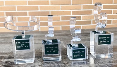 BREITLING für BENTLEY Uhrenständer Set Kit 4x Unitime GT GMT Chronograph Avenger /