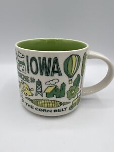 Starbucks IOWA 14oz &#034;Been There Series&#034;  Mug Cup Collection Coffee