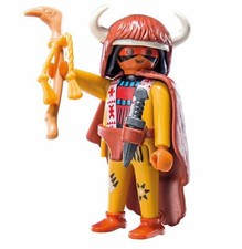 PLAYMOBIL Series 11 Male Figure 9146 - INDIAN CHIEF HEALER NATIVE AMERICAN - NEW