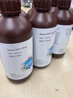 Nexus MUV-120 Mimaki LUS 120 Equiv UV Tinten 1 Liter Flaschen Mimaki UV Druckertinte