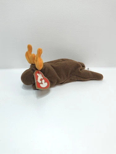 McDonalds Ty Teenie Beanie Babie Chocolate The Moose with Tag 1993 Vintage Toy