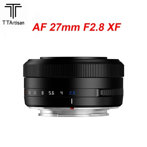 DE TTArtisan 27mm F2.8 lente de cámara de enfoque automático lente de cámara para Fujifilm XF - Imagen 2 de 11