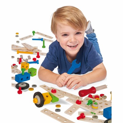 Eichhorn Constructor Tuning Set, 75-tlg. Erweiterung Bauteile Tuning Teile Holz
