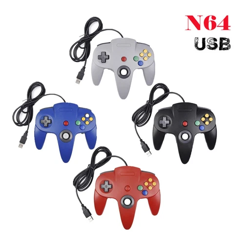 Wired USB Classic N64 Controller Gamepad for Window PC MAC Linux Raspberry Pi 3