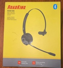 Used- Tested-RoadKing RKING1000 Noise-Canceling Mono Bluetooth Headset