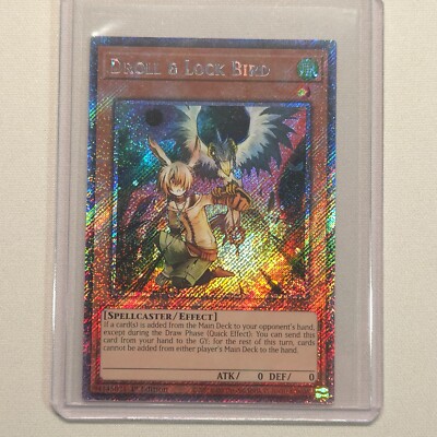 Droll & Lock Bird RA02-EN006 Quarter Century Secret Rare NM