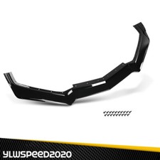 Front Bumper Lip Splitter Gloss Black Fit For 20-25 Chevy Corvette C8 5vm Style Front Bumper Lip Splitter Gloss Black Fit For 20-25 Chevy Corvette C8 5vm Style