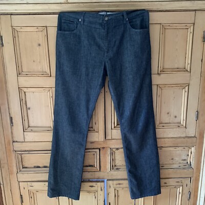 Mens $225 Retail Alberto Jeans Blue/Gray Denim Size 36  X 34 