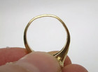 14K Yellow Gold Vintage Amethyst Solitaire Ring Size 6.25 3.9 Gr [R321] — photo 7