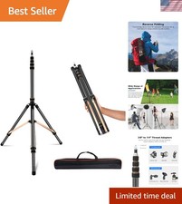 Portable Stand for Light Carbon Fiber Adjustable 8.5ft Travel Light Stand wit...