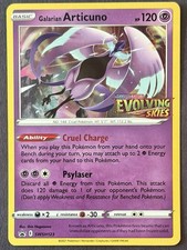 Galarian Articuno SWSH123 NM Prerelease Holo Promo - SWSH Evolving Skies on eBay