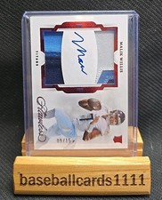 2022 Panini Flawless - Malik Willis RC On Card Auto Tri-Color Patch Ruby 9/15 F1