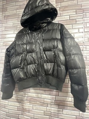 Women's Giacca womens coat Jacket Short Puffer Coat Glacier Black