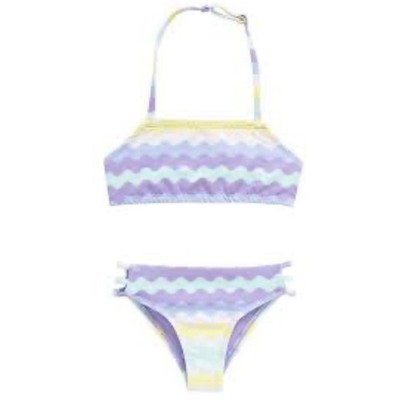 Nordstrom Miken Kids' Ribbed Two-Piece Swimsuit - Size 14