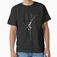 The Past Futuristic Lines Classic T-Shirt T-Shirt Made in US/AUS Size S-2XL
