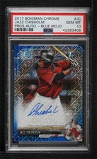 2017 Bowman Chrome Prospect Blue Mojo Refractor Jazz Chisholm PSA 10 Auto v9t