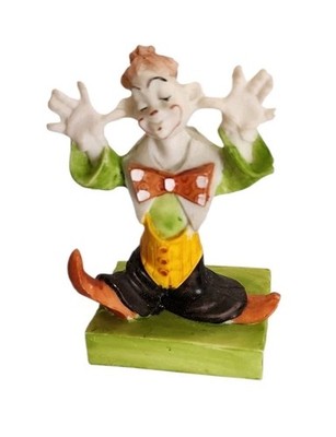 C.A.T. Designs Resin Vintage Circus Clown Figure Statue 2.75'' ''Nanny Nanny''