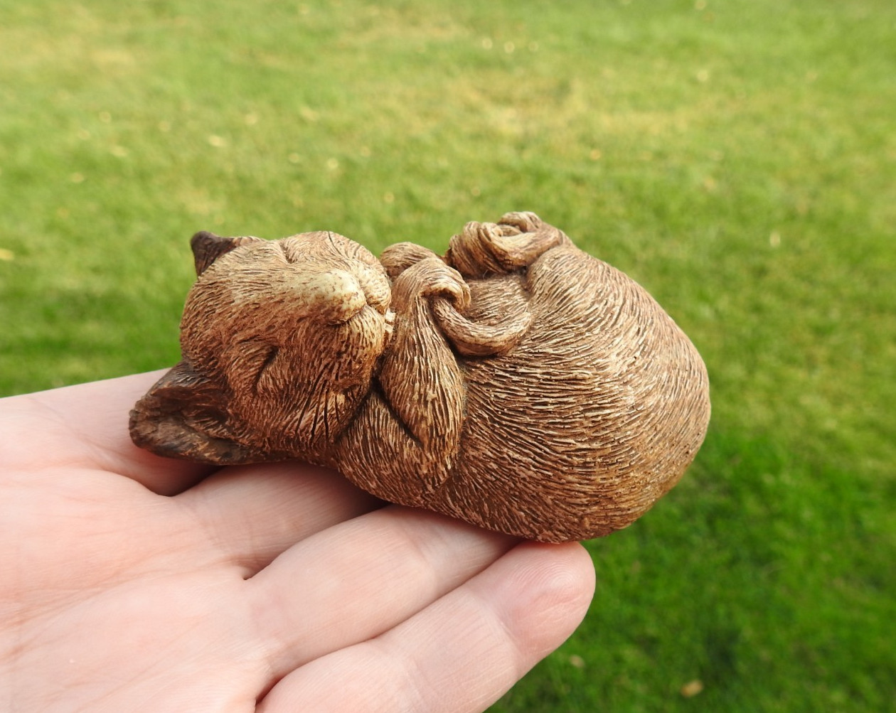 Vintage  Bandanna San Diego  1980 Sleeping Mouse Figurine 1 1/2