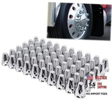 60-Pack Chrome Nut Covers - 33mm - 2-5/8" - for 67mm - 33mm - 2-5/8"