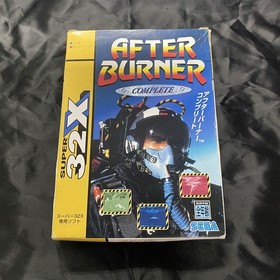 After Burner Complete Sega Super 32X MD Genesis CIB Japan Import Tested Rare