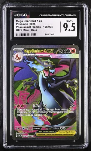CGC 9.5 Mega Charizard X Ex 109/094
