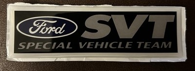 Ford SVT Special Vehicle Team Decal Rare Hard To Find!! Mustang Cobra Lightning