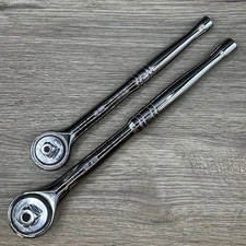 Duralast 51-100 3/8” Drive Ratchet And 51-200 1/2" Drive Ratchet Socket Wrench