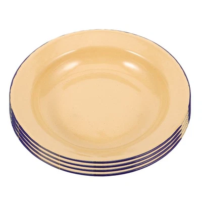  4 Pcs Tortenplatte Teller Emaille Kuchenteller Restaurantplatten - Bild 1 von 4