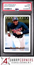 1993 UPPER DECK #786 DAVE WINFIELD TWINS HOF PSA 10
