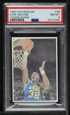 1989 CAO Muflon Stickers Karl Malone #49 PSA 8 HOF