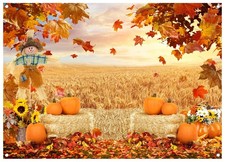 Fall Photography Backdrop Autumn Background Photo Booth Props 8x6FT 12608