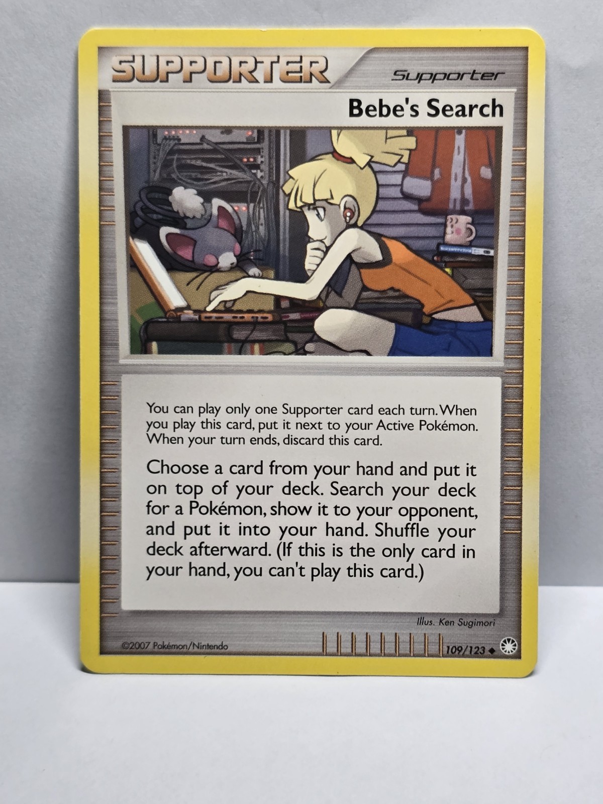 Bebe's Search 109/123 Uncommon Mysterious Treasures Pokemon Lightly Played