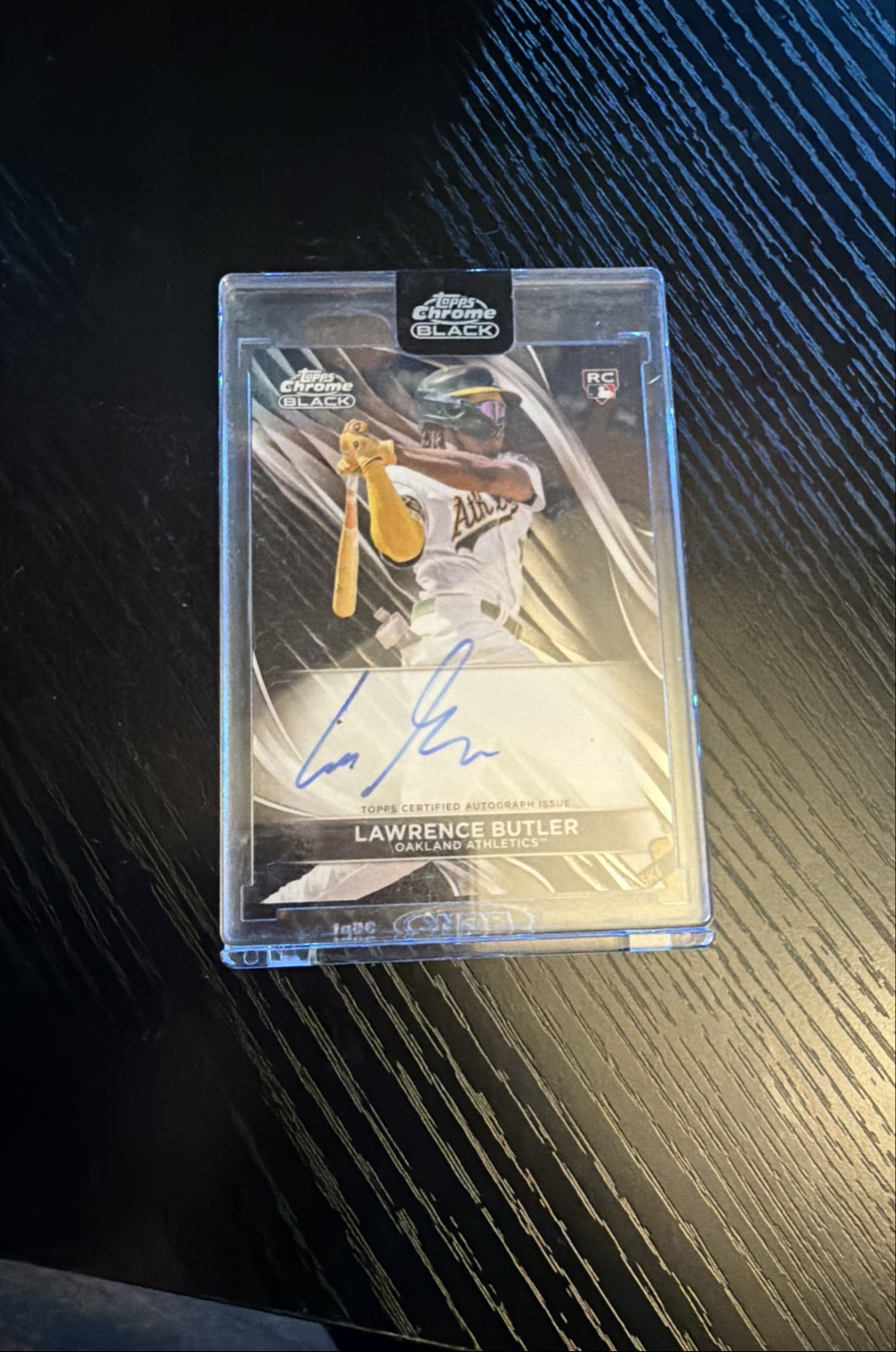 2024 Topps Chrome Black - Autographs Lawrence Butler #CBA-LB (AU, RC)