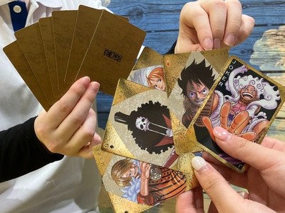 ONE PIECE Gold Playing Cards Set Special Playing Cards MOnkey D