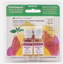 LorAnn Peppermint Oil Natural 1 dram 0.125 oz (2 Pack)