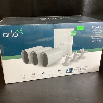 Arlo VMS4452P-100NAR Pro 4 XL Batt 4 Camera + Smart Hub included 