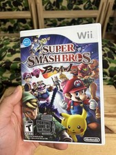 Super Smash Bros. Brawl Nintendo Wii, 2008 Case And Manual Only No Game