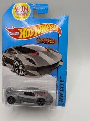 Hot Wheels Need for Speed Lamborghini Sesto Elemento Grey City #39/250