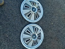 Lot Of 2 Original 1966 Ford Mustang 14 Inch Hubcaps Wheel Covers Lot Of 2 Original 1966 Ford Mustang 14 Inch Hubcaps Wheel Covers