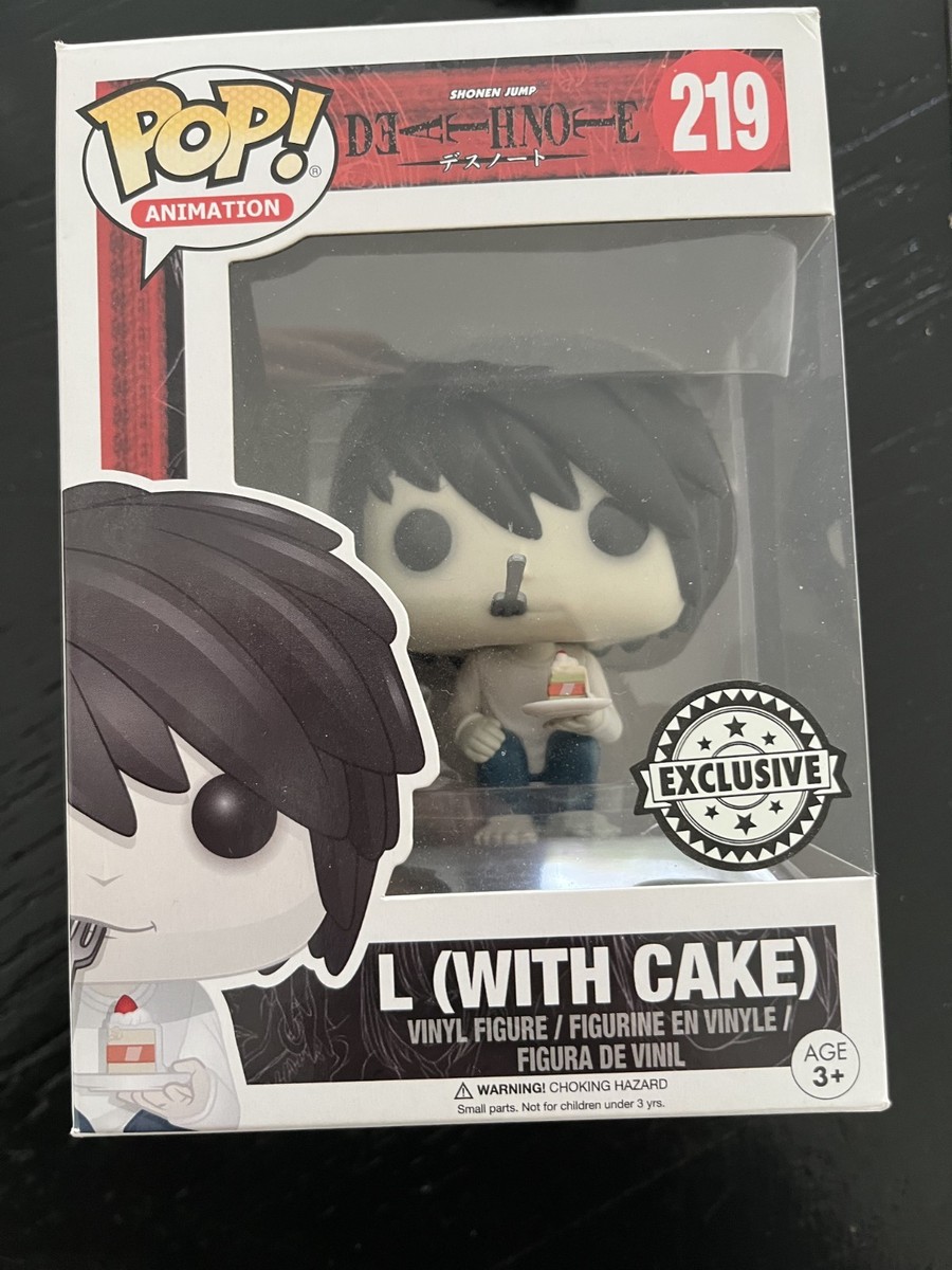 Funko Pop! Animation: Death Note L (With Cake) #219 Vinyl Figure